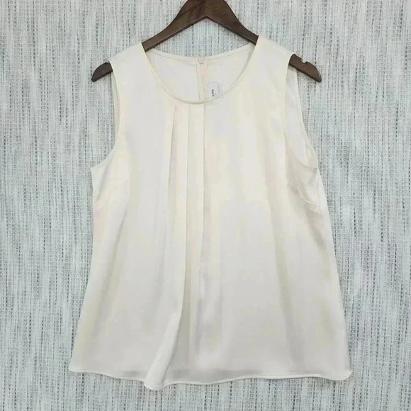 St. John Evening Women's Tank Top Ivory Size M - Picture 1 of 7